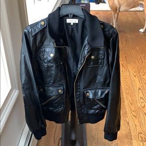 Calvin Klein faux leather jacket